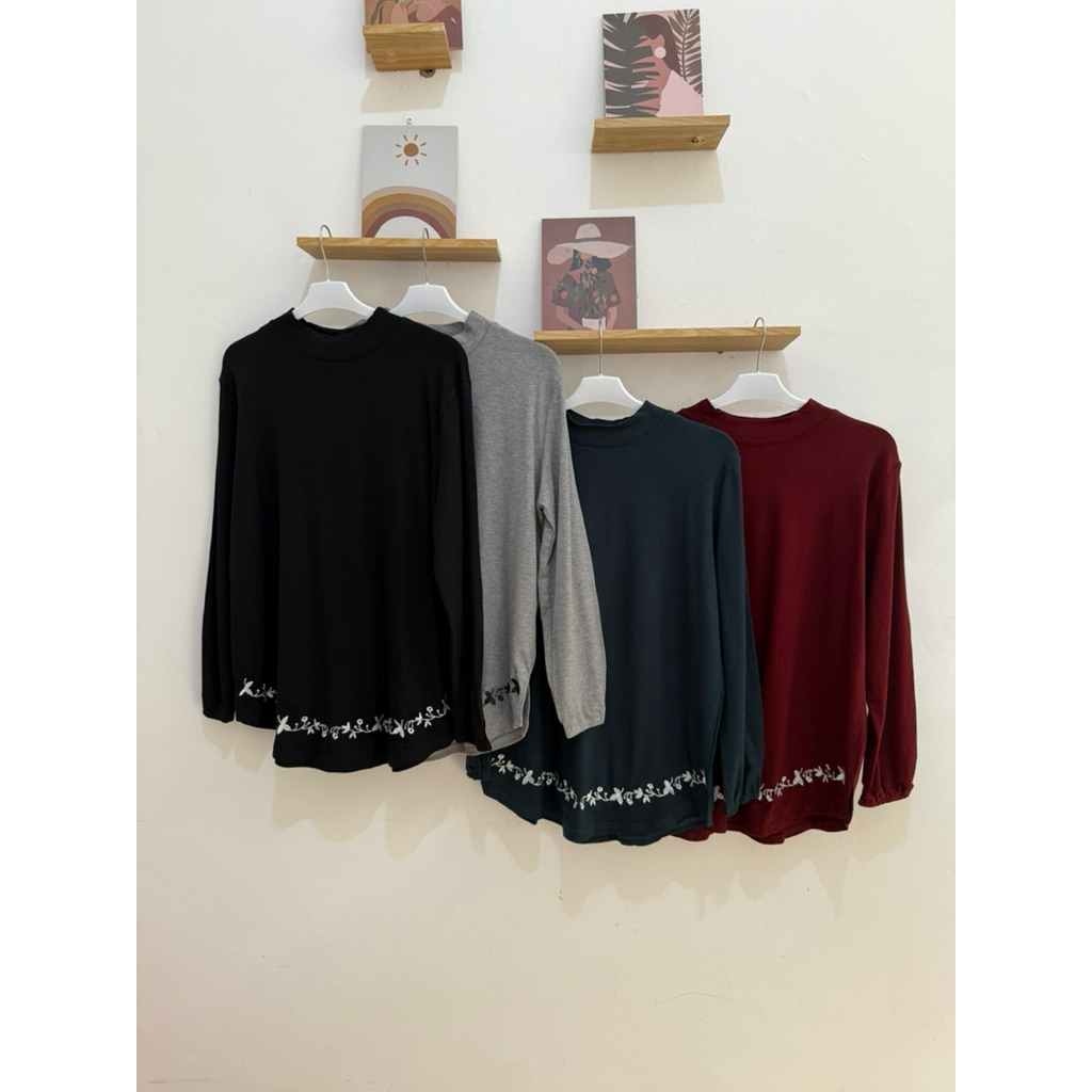 SL377 | เสื้อยืด LONG-SLEEVED by THE RICH IMPORT BANGKOK | เสื้อยืด LONG-SLEEVED สําหรับผู้หญิง | เส