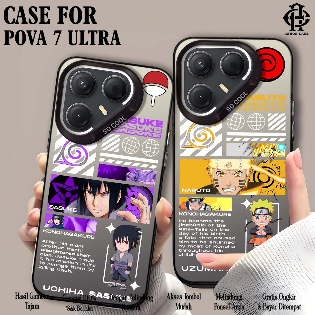 Tecno POVA 7 4G POVA 7 ULTRA 5G Case (NR SW) Premium Matte Hard Casing IMD Polyคาร์บอเนต Softcase HP