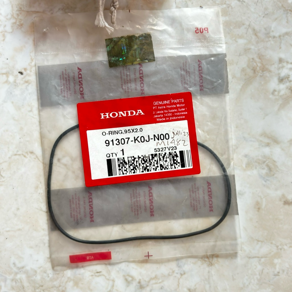 ORing 95X2.0 Seal Sil Oring Kruk As CVT ซ้าย Genio Beat K1A Scoopy K2F 2021 91307-K0J-N00