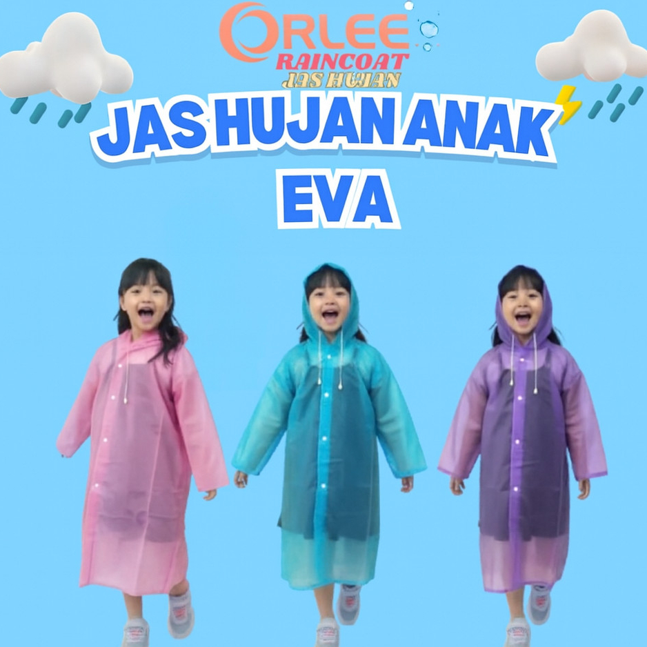 [เด็ก] เสื้อกันฝน Eva | เสื้อกันฝน | เสื้อกันฝนพลาสติก | เสื้อกันฝน