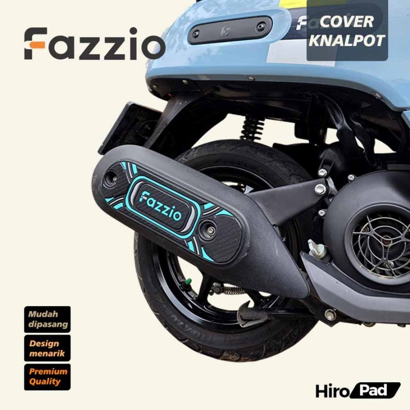 BOSW Fazzio ฝาครอบท่อไอเสียยาง Muffler Protector อุปกรณ์เสริม