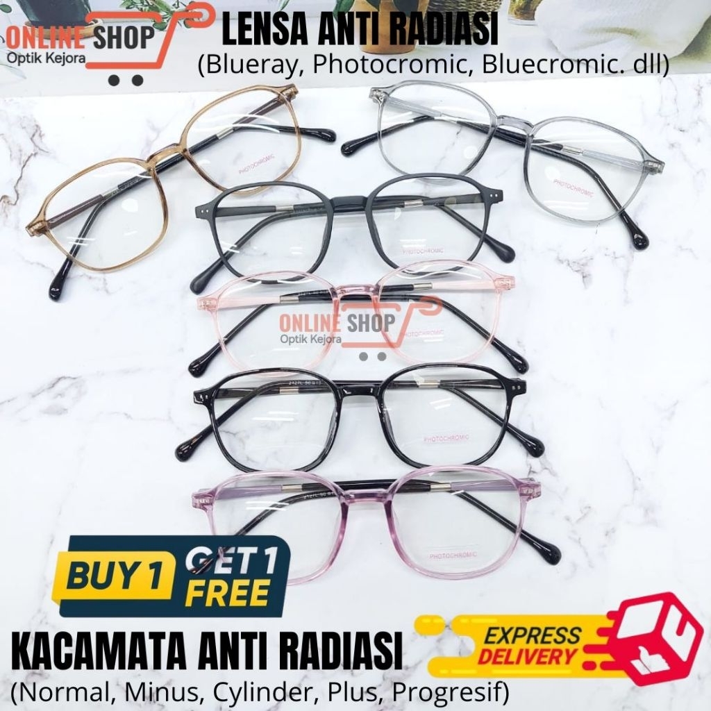 2127 BLUERAY & PHOTOCROMIC GLASSES BUY ONE GET ONE ANTI-RADIATION