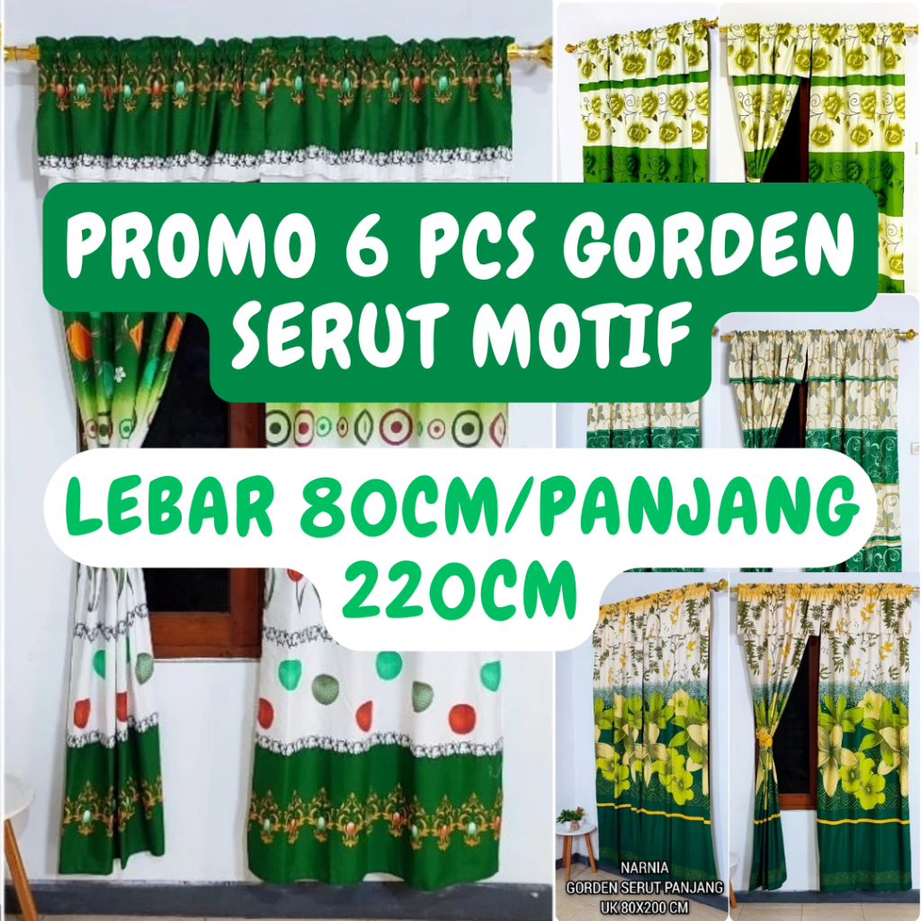 KATUN 8 ชิ้น Polymicro Cotton ม่านประตูห้องนอน 80ซม.x220ซม || ม่านประตูผ้าฝ้ายโพลีไมโคร 80x220ซม