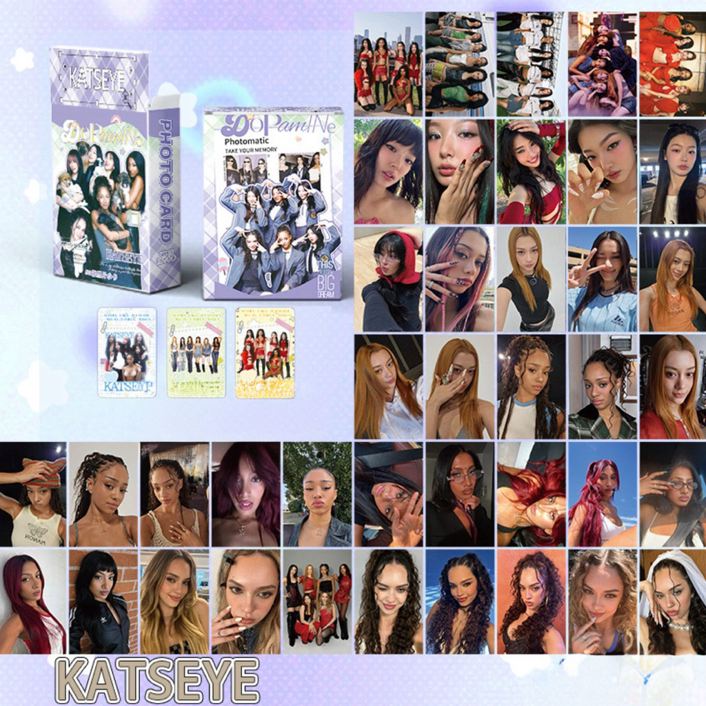 (50 แผ่น) Katseye Hologram Photocard