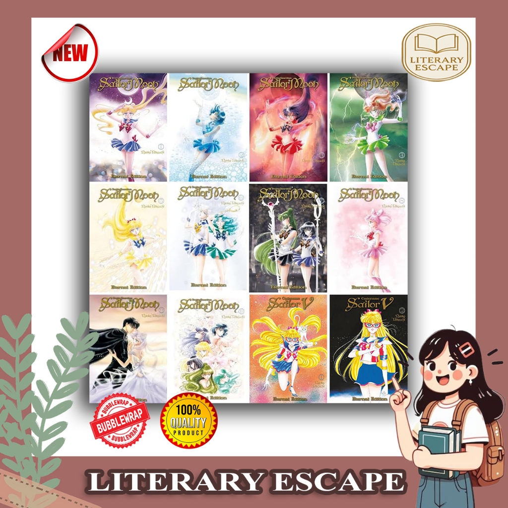 ชุดเซเลอร์มูน Eternal Edition Vol 1-12 by Naoko Takeuchi (ภาษาอังกฤษ)