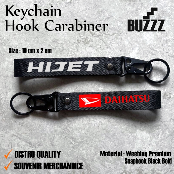 GANTUNGAN HIJET KEY - DAIHATSU HIJET CARABINER - DAIHATSU HIJET 1000 พวงกุญแจ - DAIHATSU HOOK