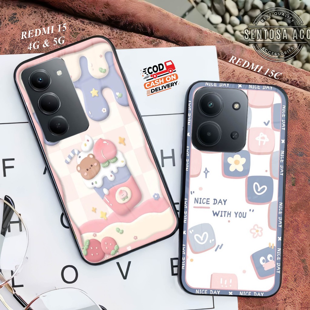Sentosa_case - ปลอก HP Xiaomi Redmi 15, Redmi 15C [ S102 ].