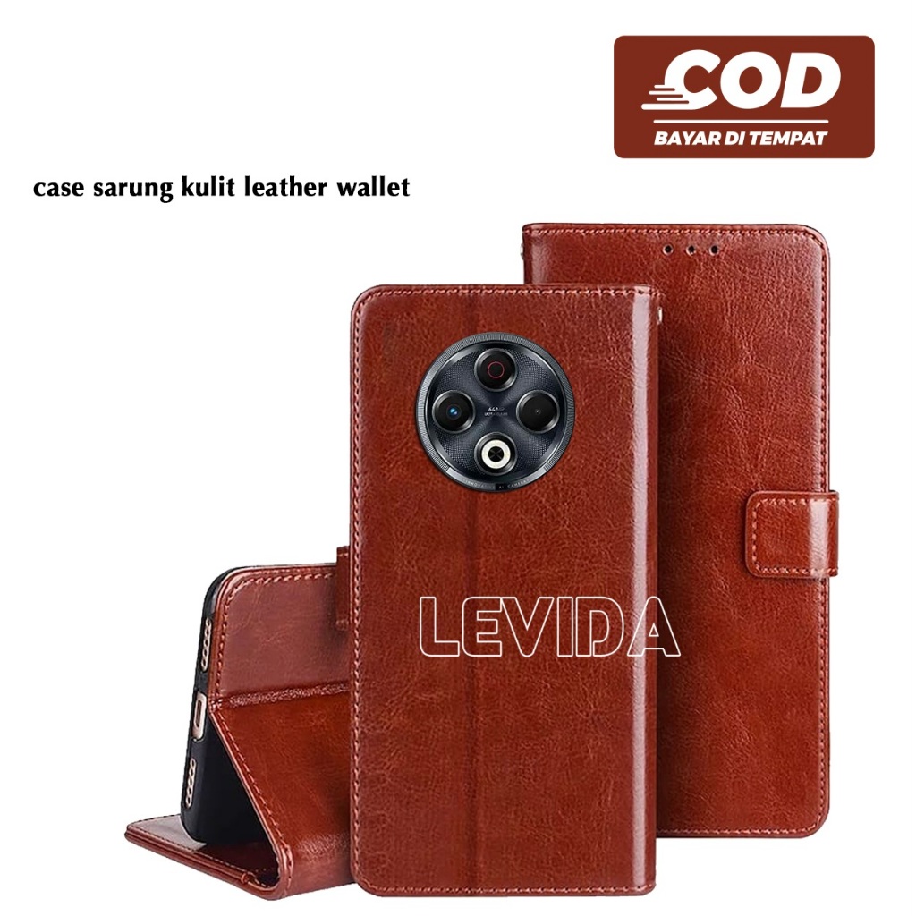 Flip Cover Leather Case Leather Book Case Tecno Spark 30 Tecno Spark 30 Pro Tecno Spark 30C