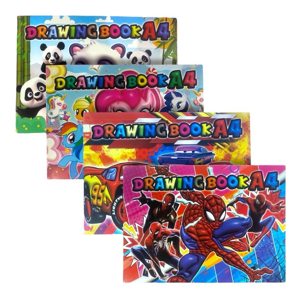 A4 3D MOTIF DRAWING BOOK (1 เล่ม)