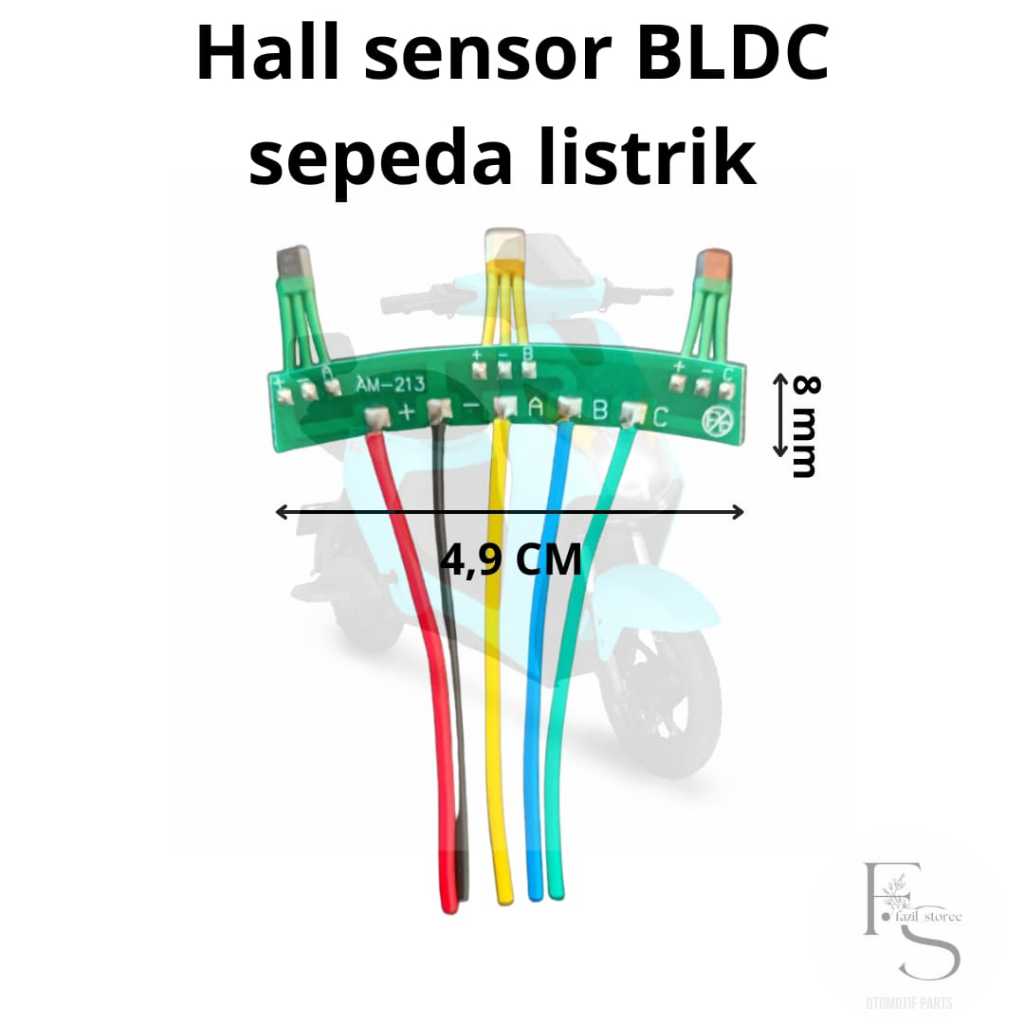 213 Hall Sensor BLDC จักรยานไฟฟ้า 41F Hall Sensor Dynamo จักรยานไฟฟ้า 120° สําหรับ 2 ล้อ