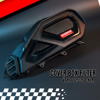MAXDRIVE Cover Box Filter Udara Vario 125 150 Fi Esp techno filter hawa Kendaraan Racing Motorcycle Dof
