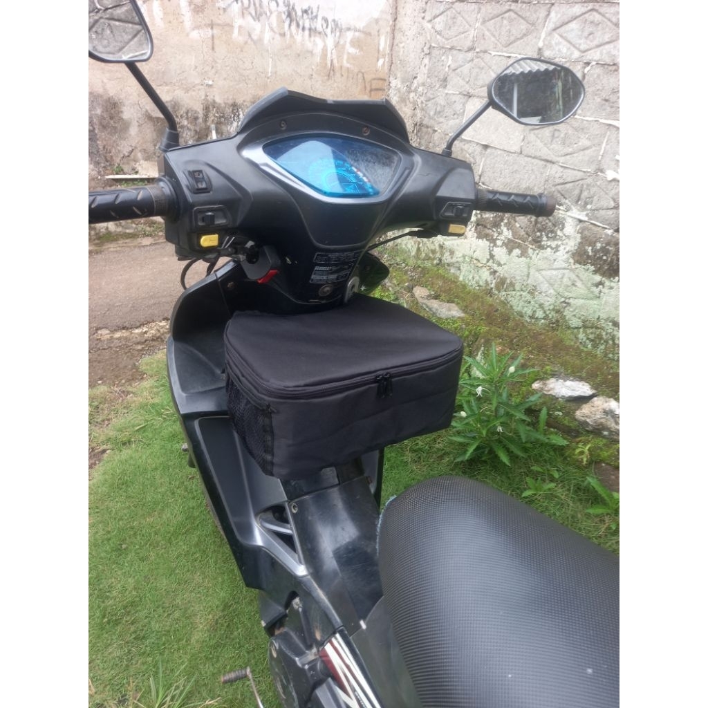 Supra x125 dd ตะกร้ามอเตอร์ไซค์แบทแมน ตะกร้ากลางมอเตอร์ไซค์ Supra x 123