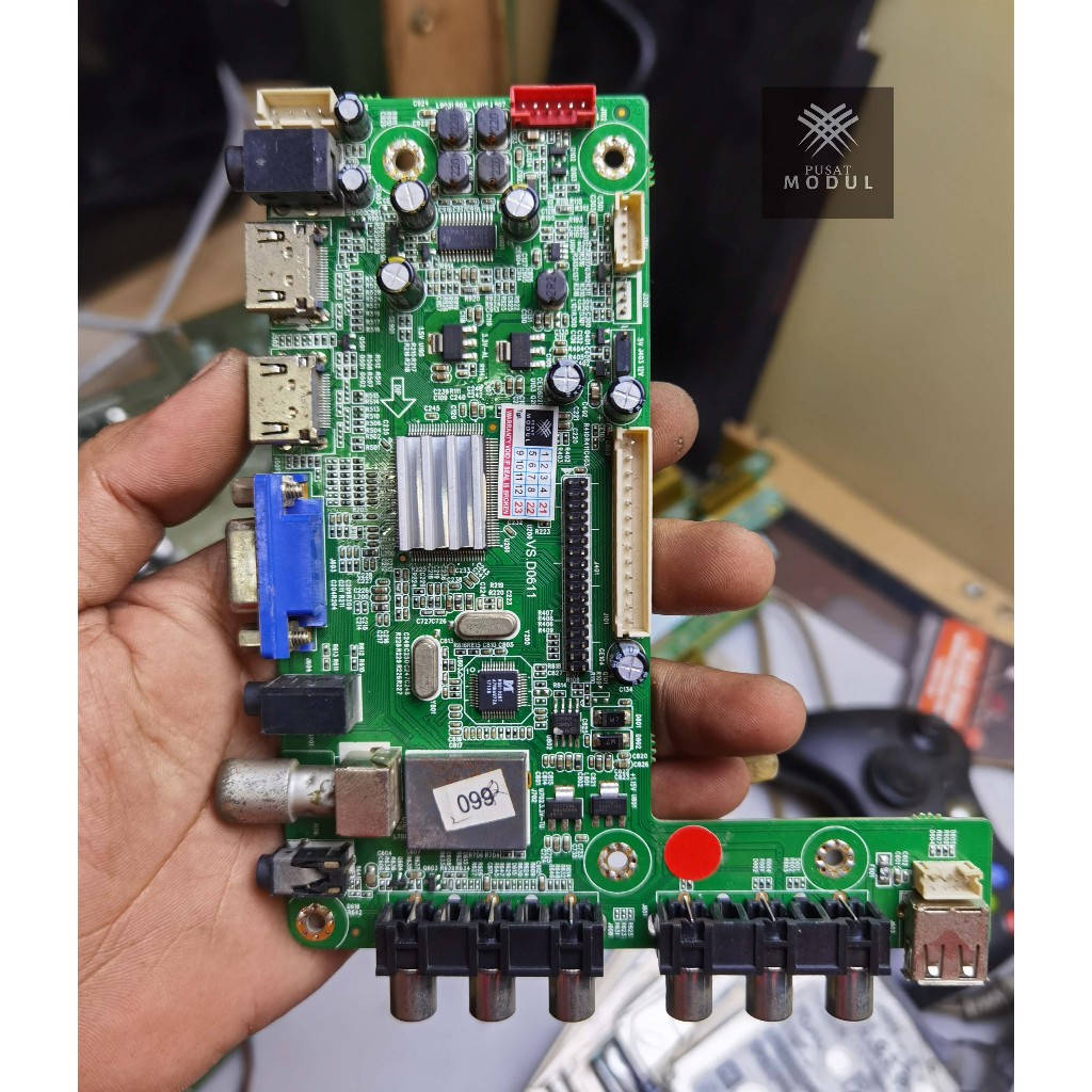 POLYTRON PLD32V710B เมนบอร์ด / PLD 32V710 / POLYTRON VS.D0611-V1.2