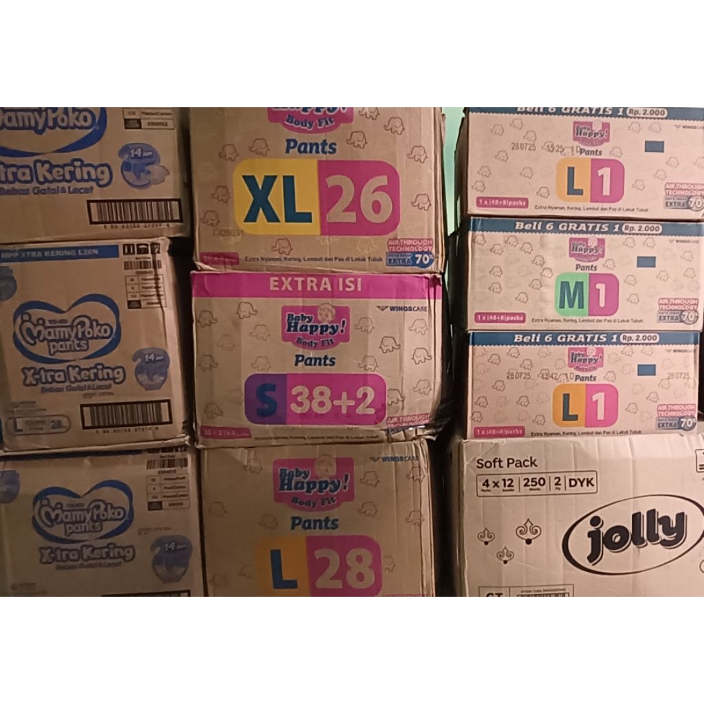 PAMPERS BABY HAPPY CARTON