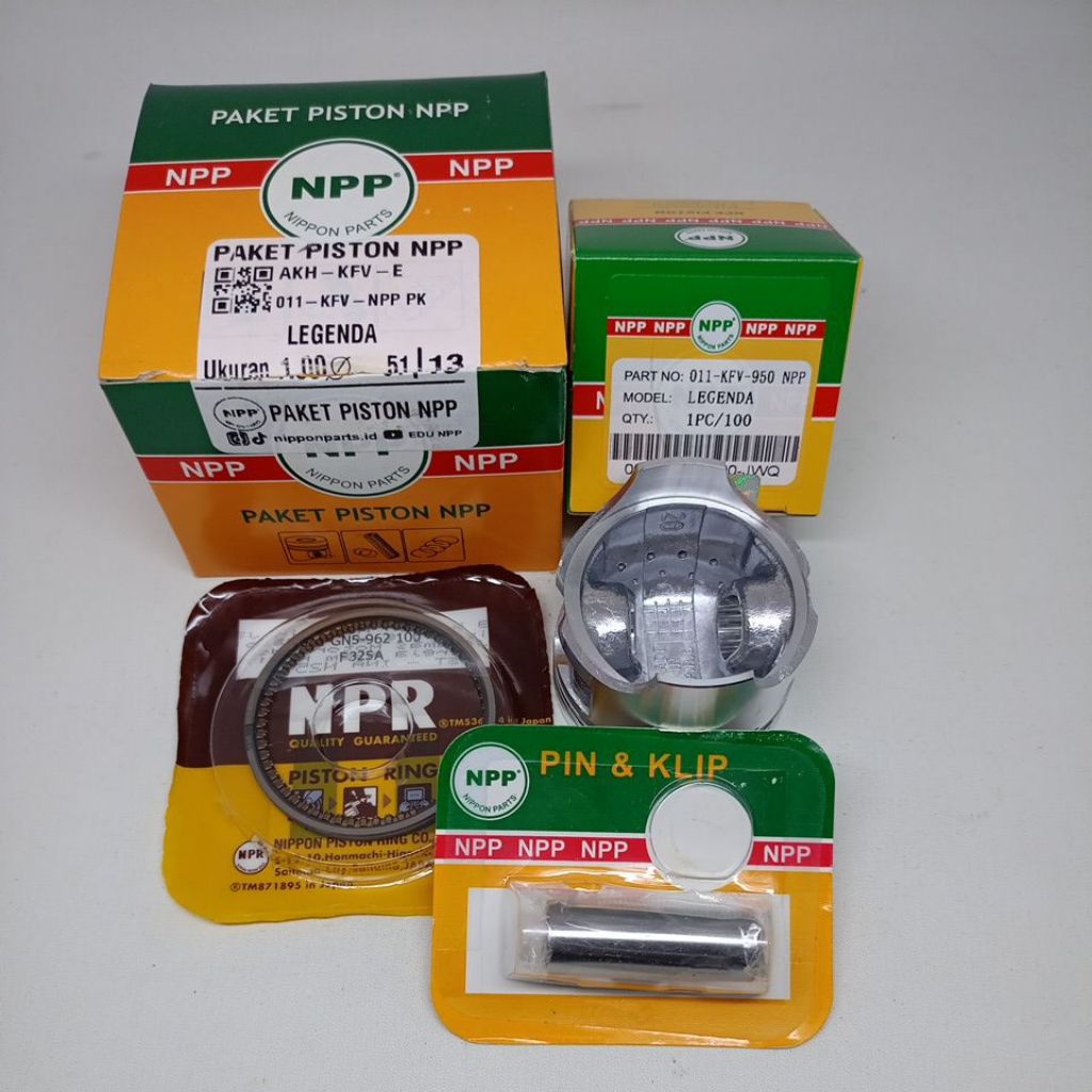 PISTON KIT LEGEND O/S 1.00 (011-KFV) NPP ดั้งเดิม