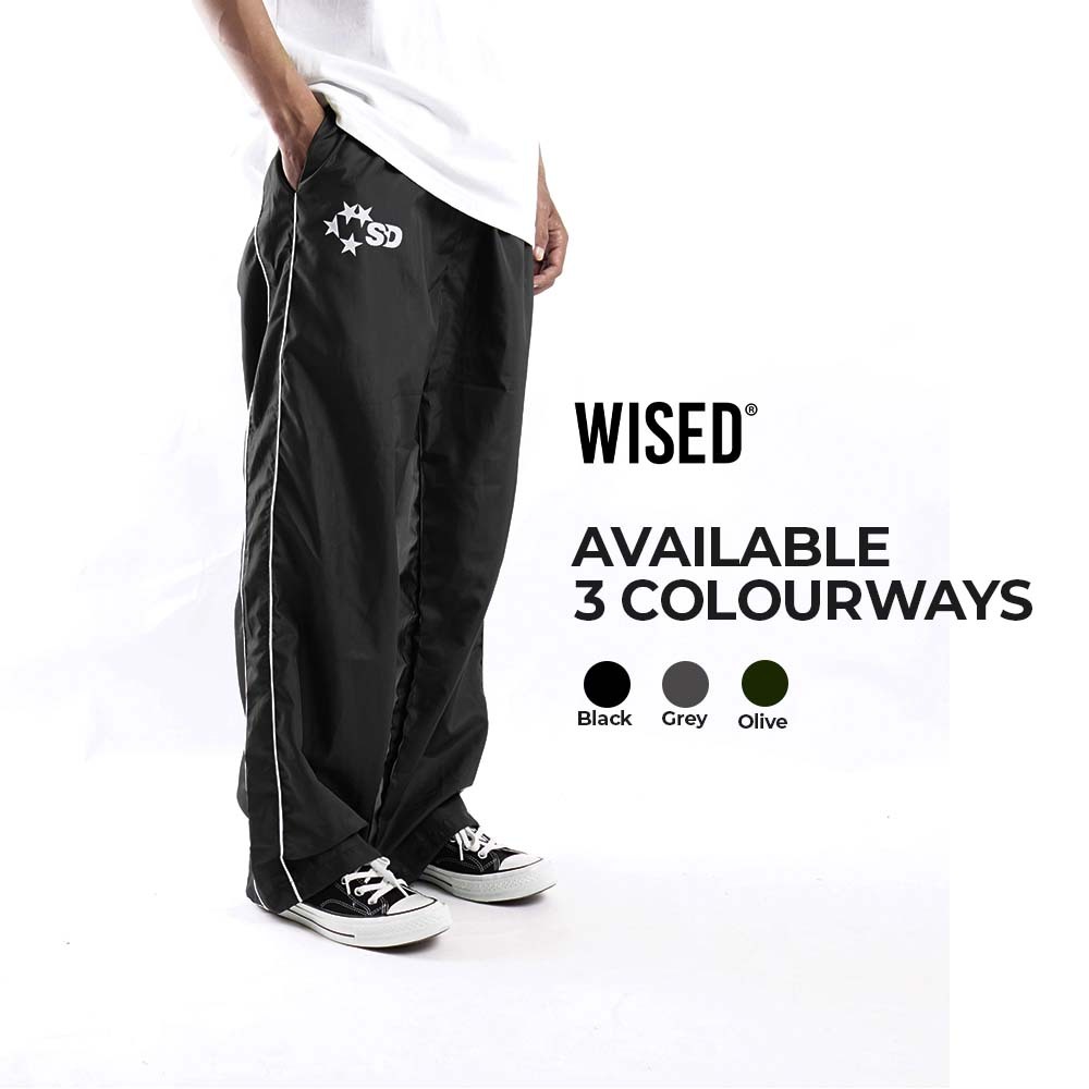 WISED | WSTAR | TRACK PANTS REFLECTIVE STRIPE REGULAR FIT
