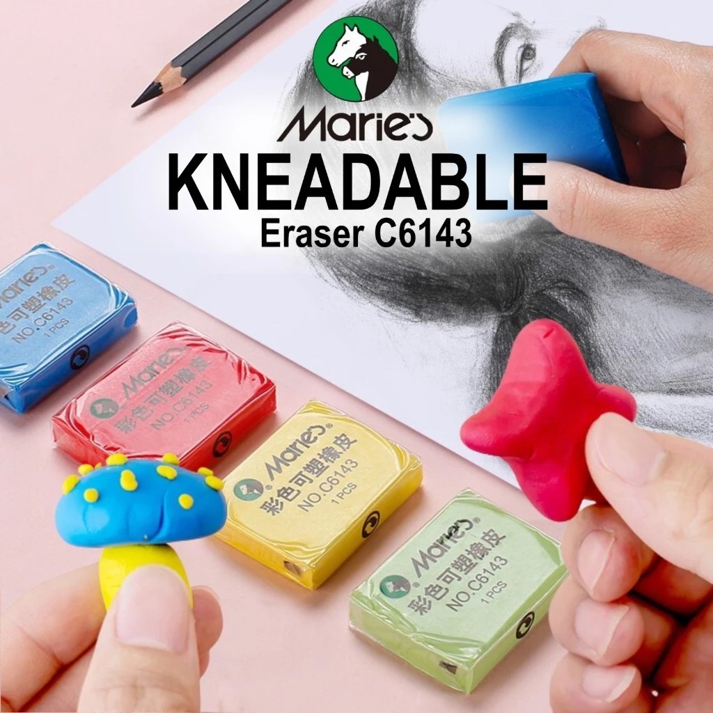 Maries C6143 ยางลบนวดสีสันสดใส