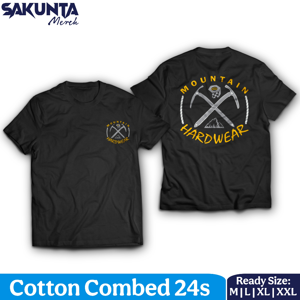 ผู้ชายและผู้หญิง unisex Mountain hardwear กลางแจ้ง Mountain climber เสื้อยืด 4 กระเป๋าโลโก้ merch