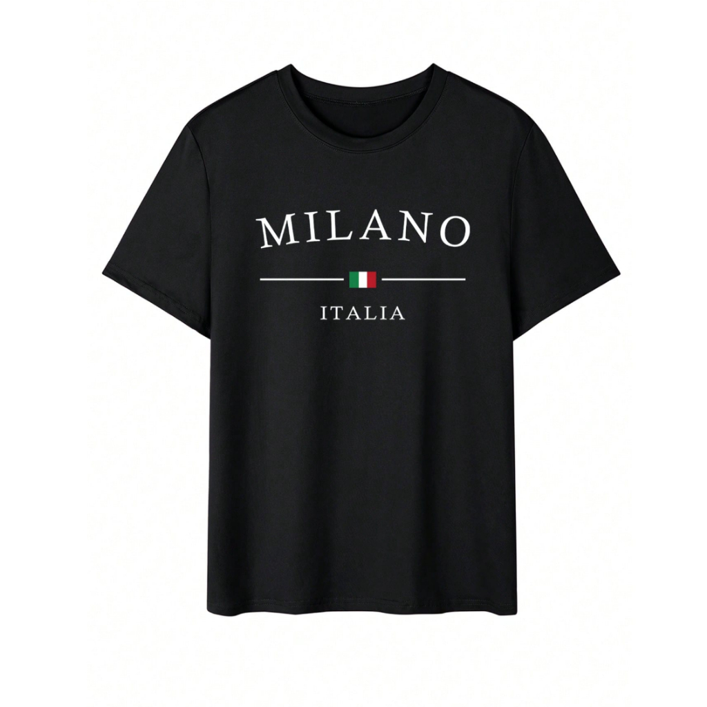 MILANO ITALY Distro T-Shirt - เสื้อยืด Distro สําหรับผู้ชายและผู้หญิง
