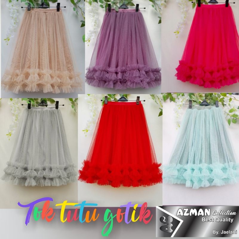 GOTHIC MINDI TUTU SKIRT/PREMIUM TUTU SKIRT/SOFT TILLE TUTU SKIRT/CHILDRENS TUTU AGED 1-12 YEARS-