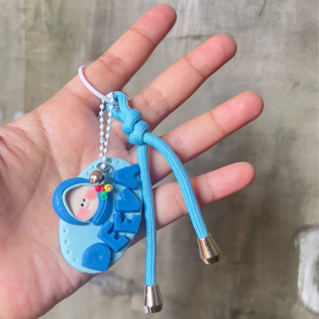 GUNGAN กระเป๋าพวงกุญแจดินเผาแฮนด์เมด Charm Kechain