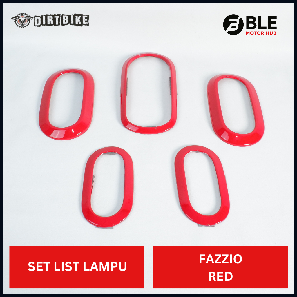 ชุดครอบไฟ Dirtbike Fazzio Red | BLE มอเตอร์ฮับ