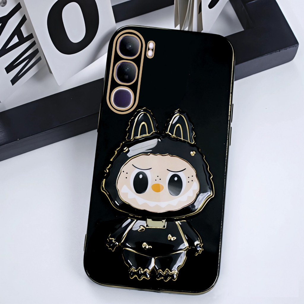 เคส VIVO Y21d Luxury Softcase ฟรีที่วางโทรศัพท์ LABUBU