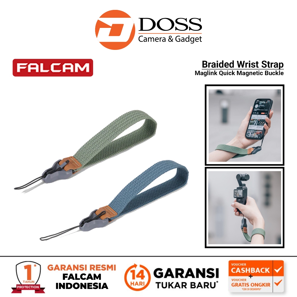 FALCAM Maglink Quick Magnetic Buckle สายรัดข้อมือแบบถัก