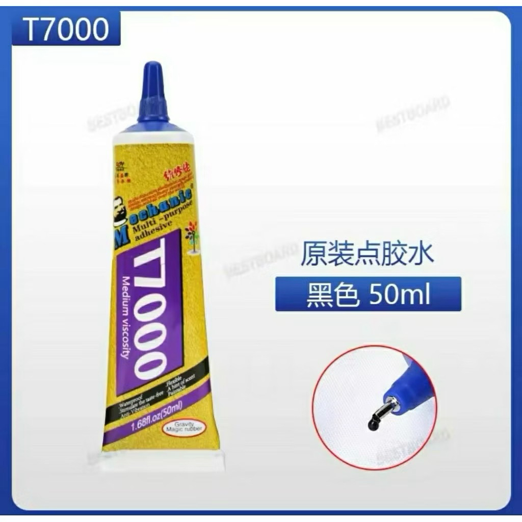 T7000 Mechanic Black Glue/Lcd Touchscreen Glue 50 Ml Original