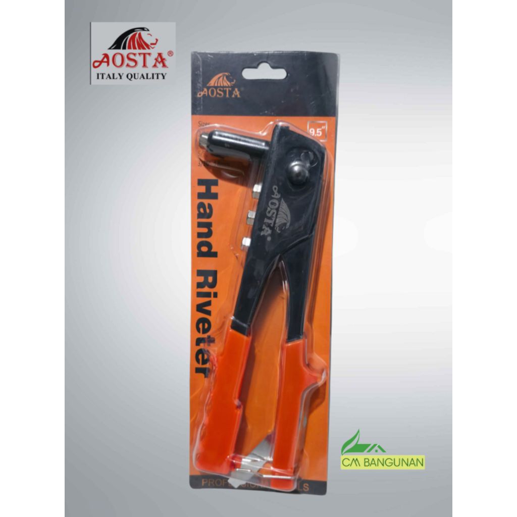 คีมหมุดย้ําสําหรับงานหนัก 9.5x240 มม./หมุดมือ AOSTA