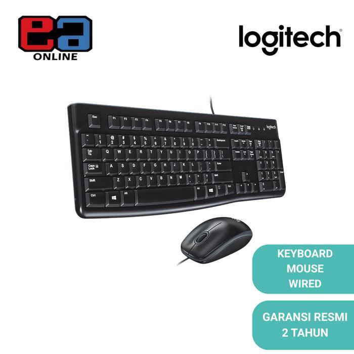 ชุดคีย์บอร์ดและเมาส์แบบมีสาย USB Logitech MK120