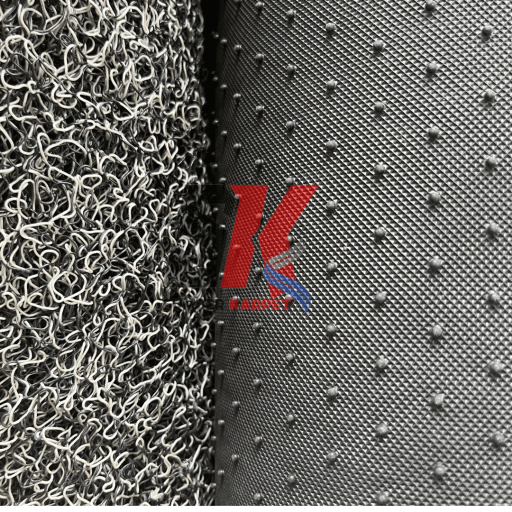 SK พรมพรีเมี่ยม 12MM 40x60 สีดํา สีเทา Dots