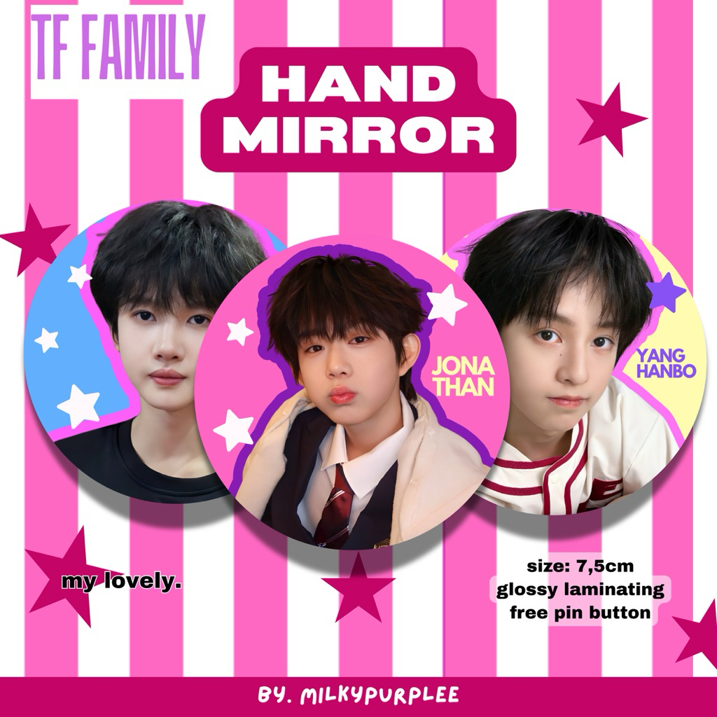 HANDMIRROR + PIN | แก้ว TF FAMILY