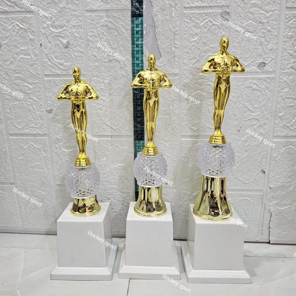 Oscar Trophy Cup 1 SET 123 / 1 ถ้วยนําเข้า (คริสตัลกลม / หนาม)