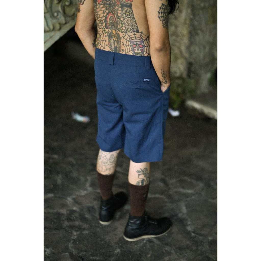 NAVY BLUE CUTOFF****