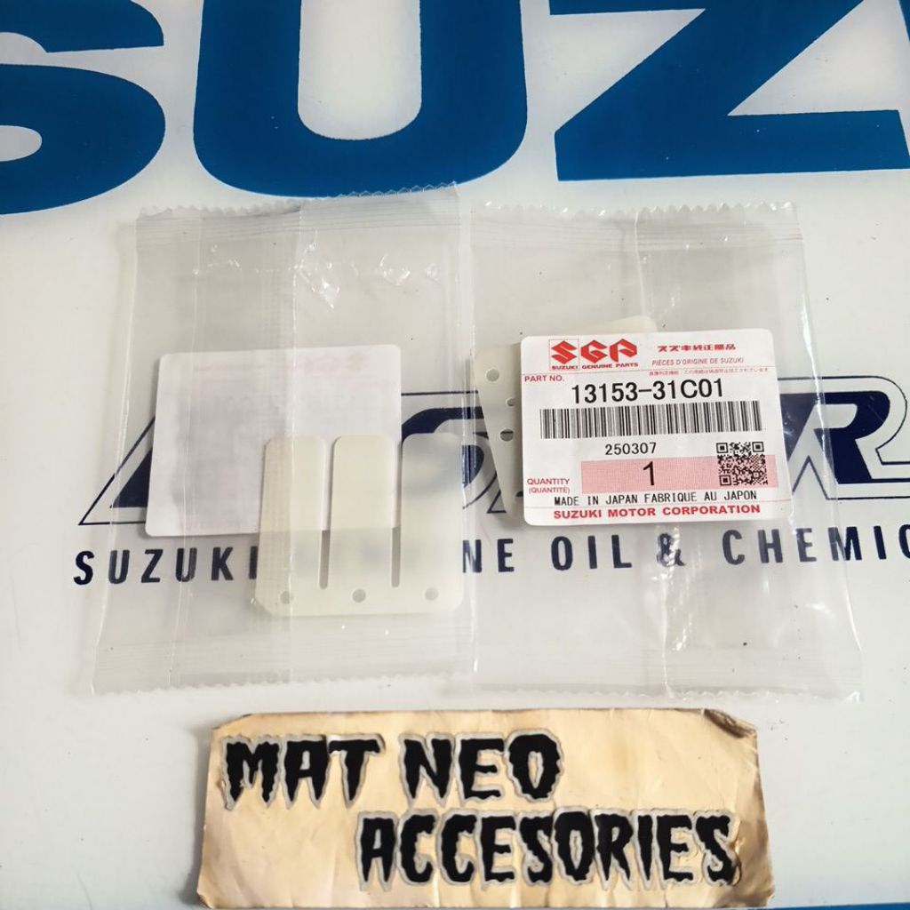 PAIR OF MEMBRANE TONGUE SATRIA 2-STOKE HIU DUMBA RC 100 RU RK COOL PAIR ORIGINAL SGP MADE IN JAPAN 1