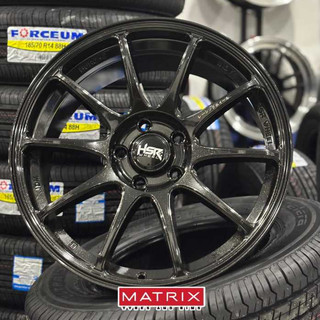 Redy Velg Untuk Mobil Hrv Ring18 Lebar8 Et45 Lubang Baut5 Warna Black Daimond Merek HSR INDY Cocok Untuk Mobil Rush, Terios, Innova, Xpander, Alphard Dll