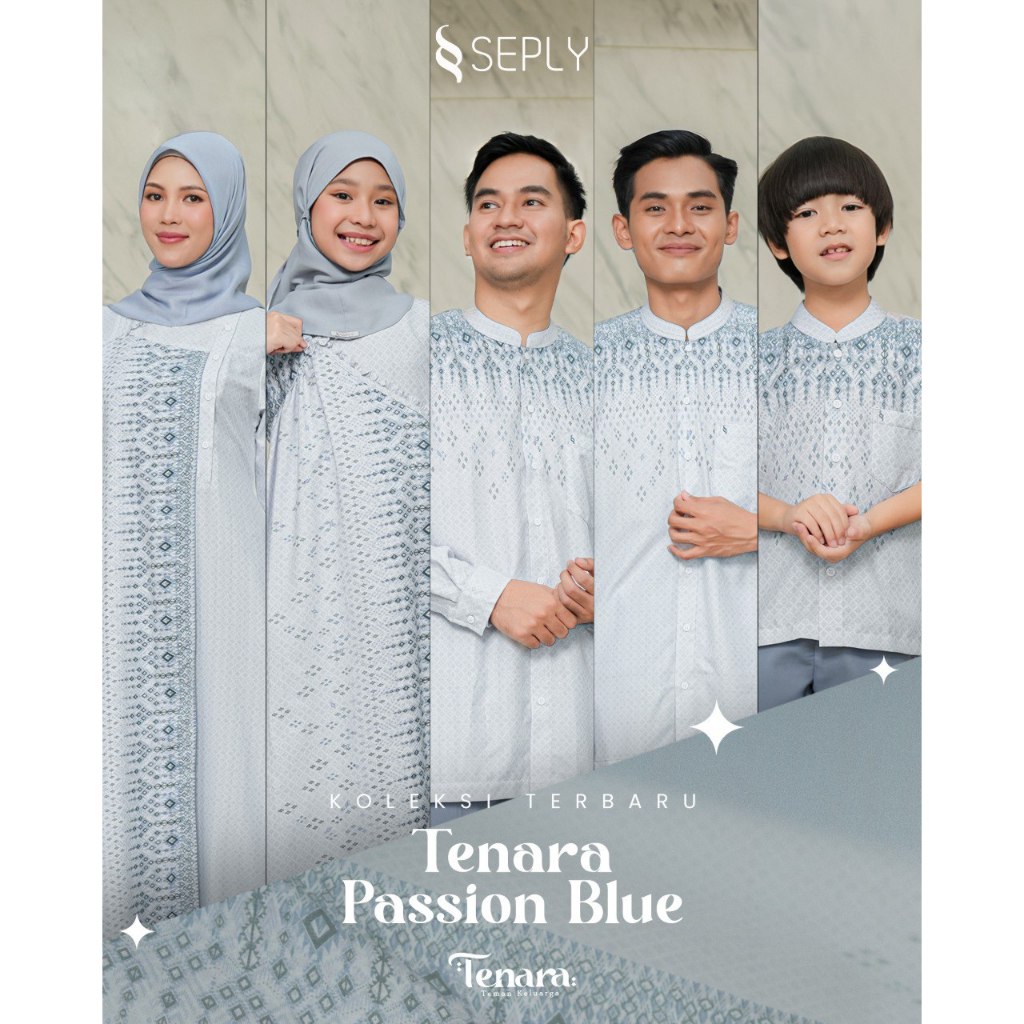 Srimbit Seply 2026 Passion Blue Sarimbit Tenara Passion Blue