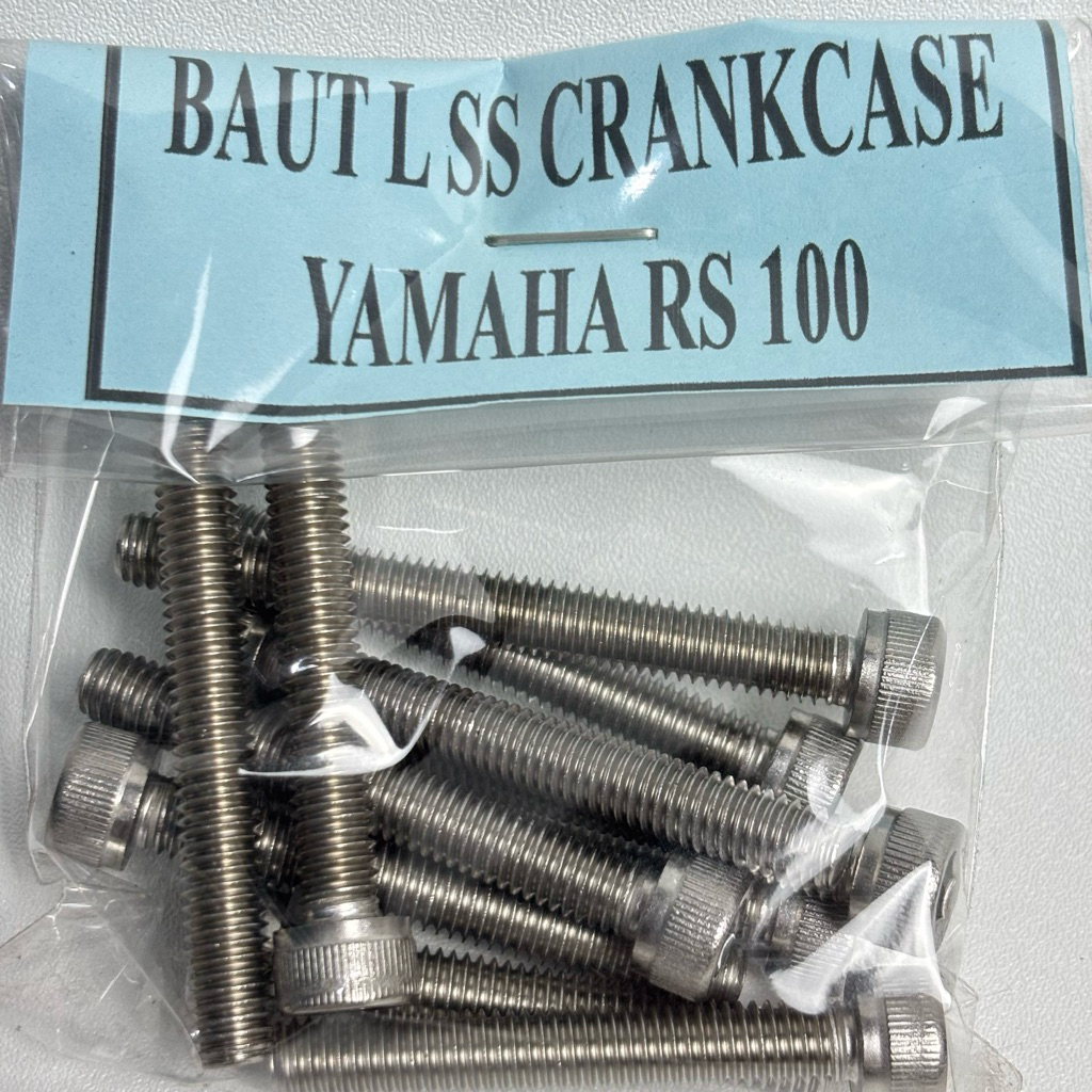 สแตนเลส CRANKCASE L-BOLT CENTRAL CALTER RS100 RS125 RS 100 125