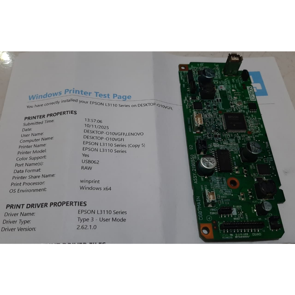 การเปลี่ยนเมนบอร์ด EPSON L3110