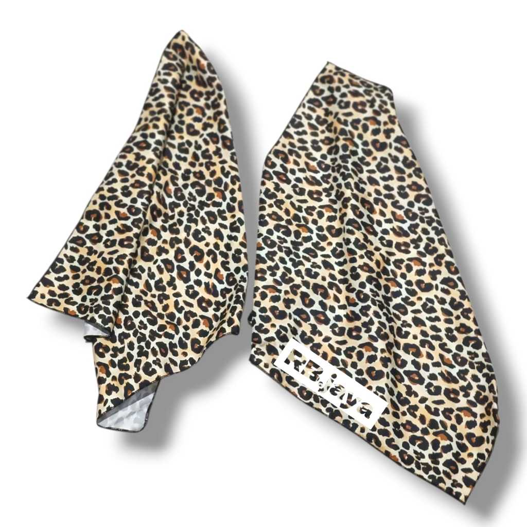 Slayer Bandana Leopard Motif - ผ้าพันคอมีสไตล์สําหรับขี่ / Hangout - Unisex สําหรับผู้ชายและผู้หญิง