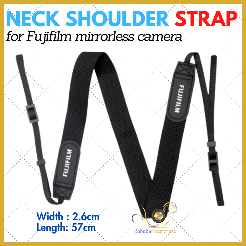 สายคล้องกล้องสายคล้องคอสร้อยคอสายคล้องคอ Fujifilm XT100 XT200 XA5 XA10 XT3 XT30 XT20 XT10 XT1 XT2 XT