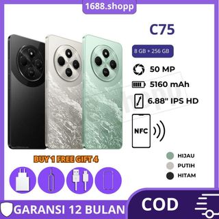 Poco C75 RAM 8 ROM 256GB Dual SIM Jaringan 4G Garansi Toko 12 BULAN