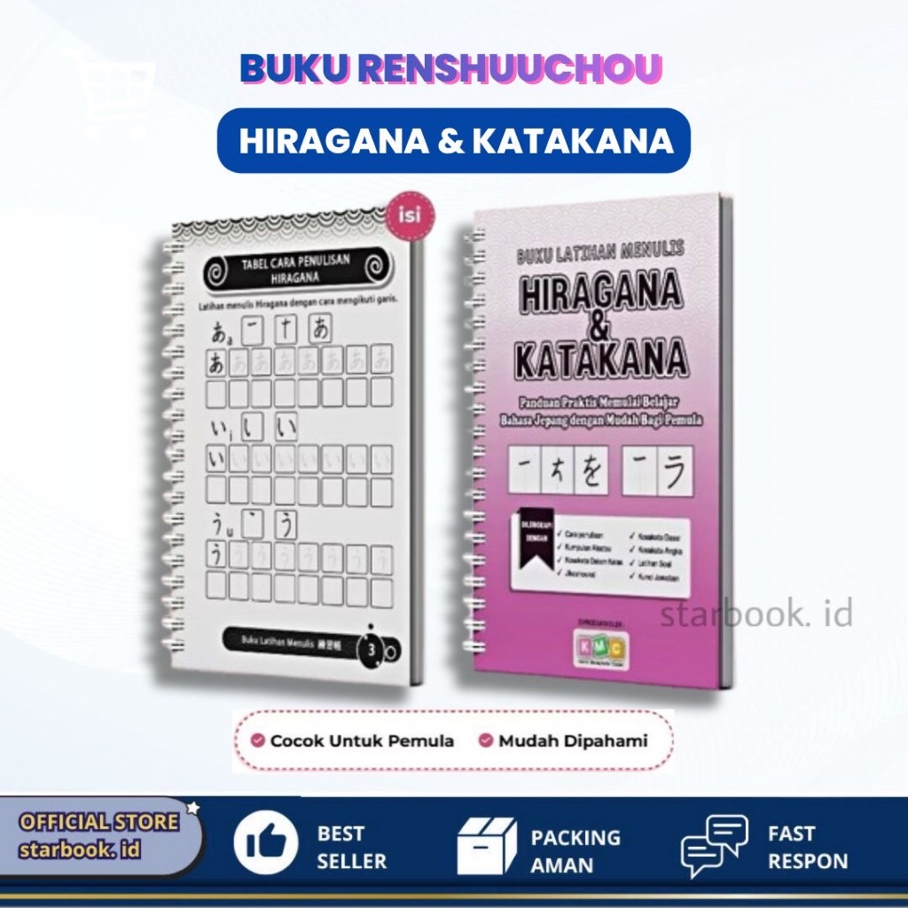 KMC HIRAGANA & KATAKANA WRITING PRACTICE BOOK