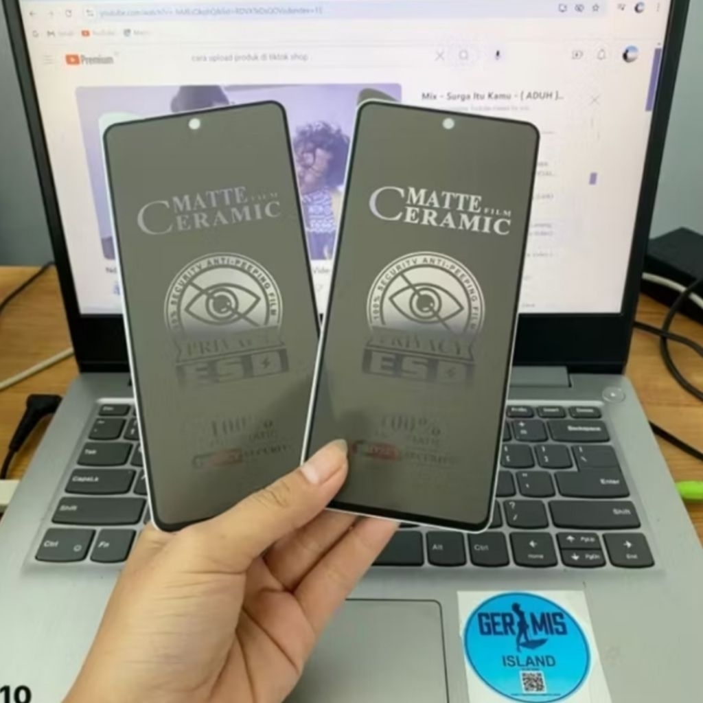 ANTI-SCRATCH CERAMIC MATTE ANTI-SPY VIVO Y21D 2025 / VIVO Y400