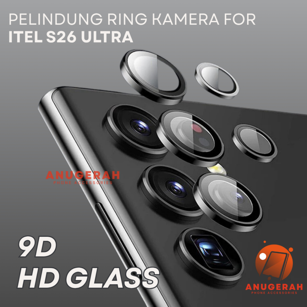 ตัวป้องกันแหวนกล้องสําหรับ ITEL S 25 ULTRA SILVER BLACK Eagle Eye เลนส์กล้องแหวน