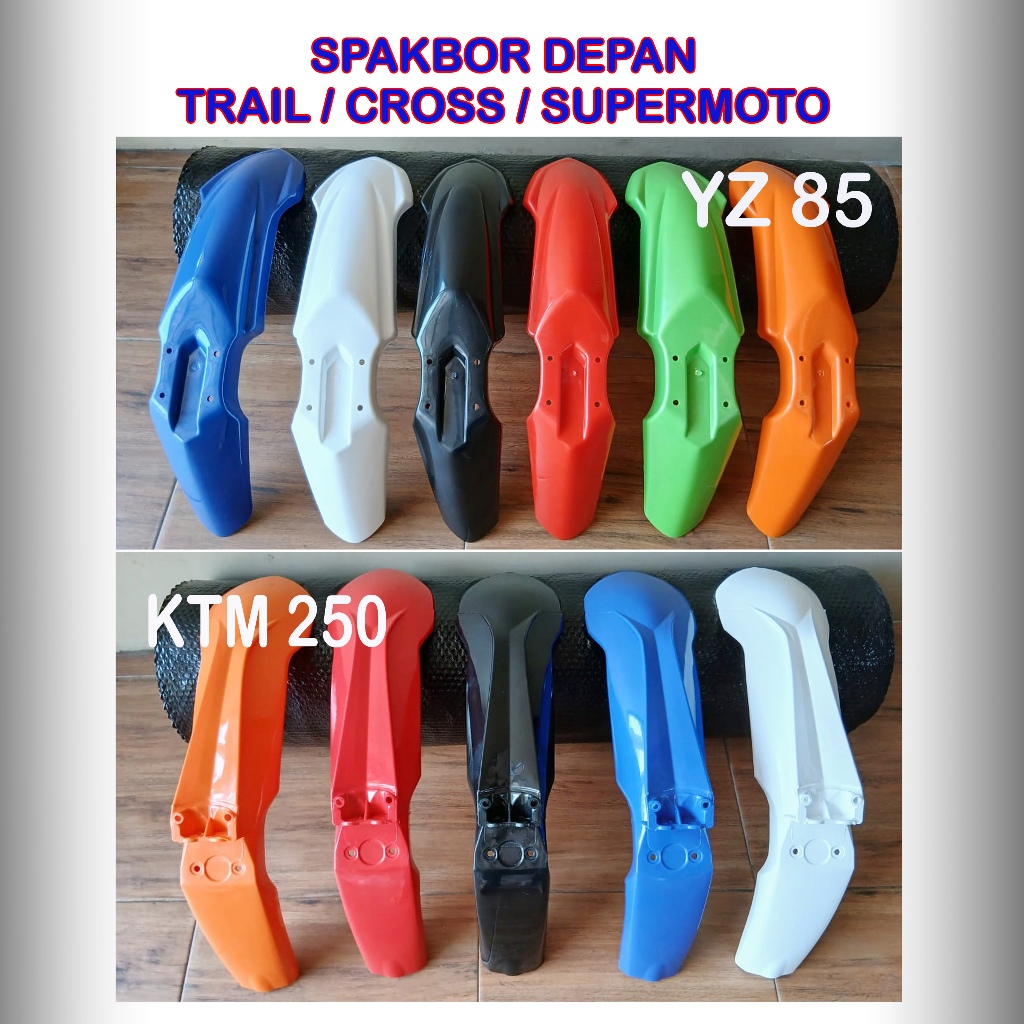 บังโคลนหน้า Trail Supermoto YZ 85 KTM 250 6Days | บังโคลนหน้า Cross YZ 85 Old New KTM 250