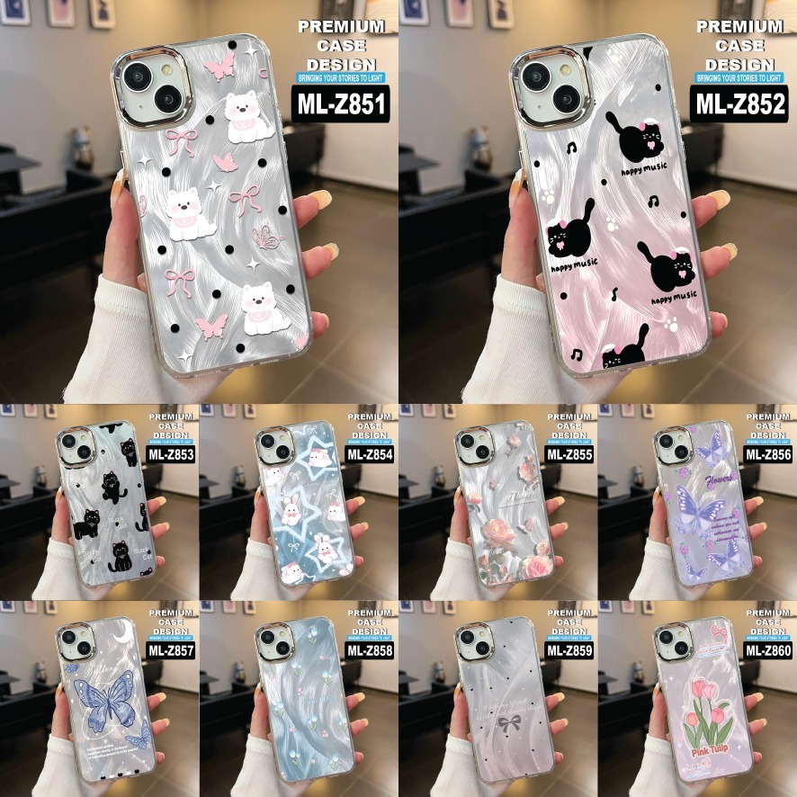 CASE MOTIF PICTURE CODE ML Z851-Z860 IPHONE 6/7/8/6+/7+/8+ /X/XR/XS /XS MAX/11/11 Pro/11 Pro Max/12 