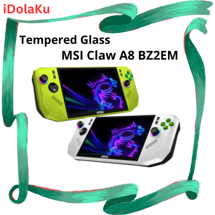 กระจกนิรภัยสําหรับ MSI Claw A8 BZ2EM Ryzen Edition / ป้องกันรอยขีดข่วนสําหรับ MSI Claw 8 BZ2EM / ป้อ
