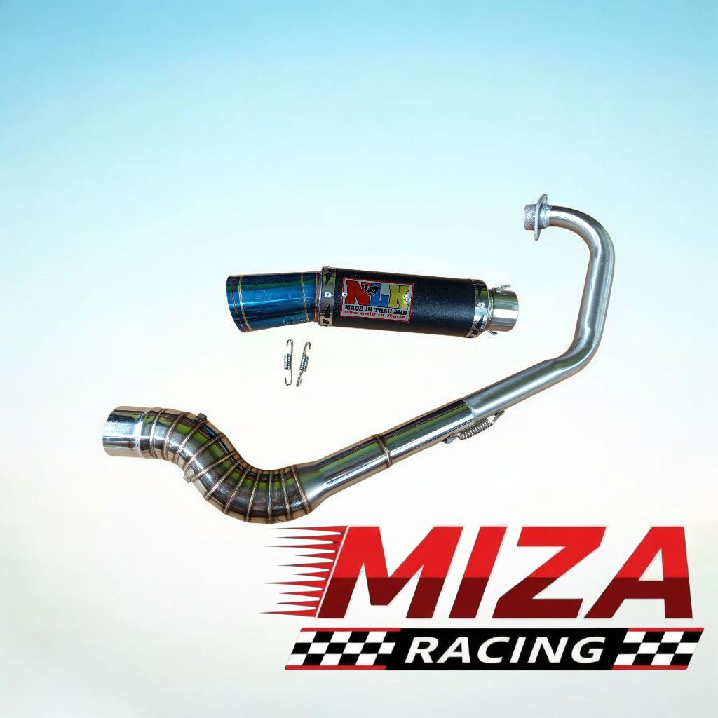 NLK BLACK / OPBR EXHAUST PIPE PAIP RACING LC135 135LC LC 135 Y15ZR Y15Z Y15 150 RS150R RS150 RS 150 